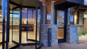 Main enterance revolving doors
